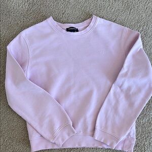 Nordstrom girls light pink Crewneck Sweatshirt